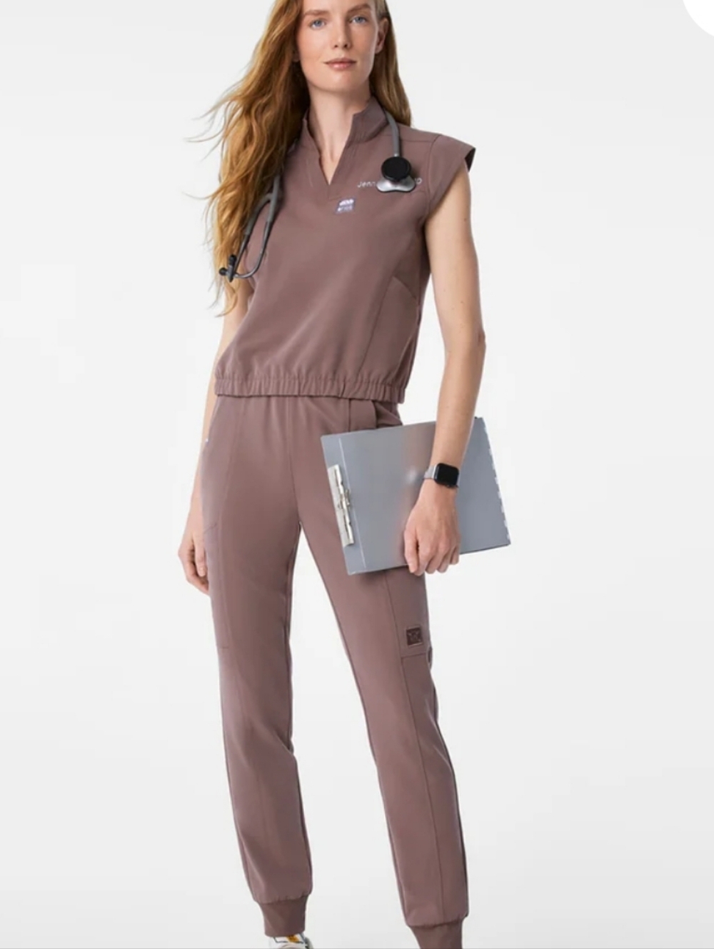 Smoky Taupe Scrub Set